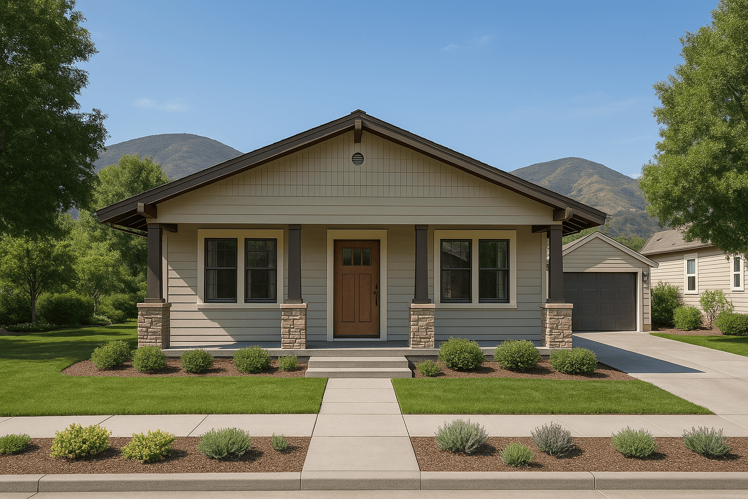 The Lewis 1259 sq ft - Facade view 1